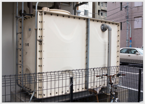 貯水槽の補修