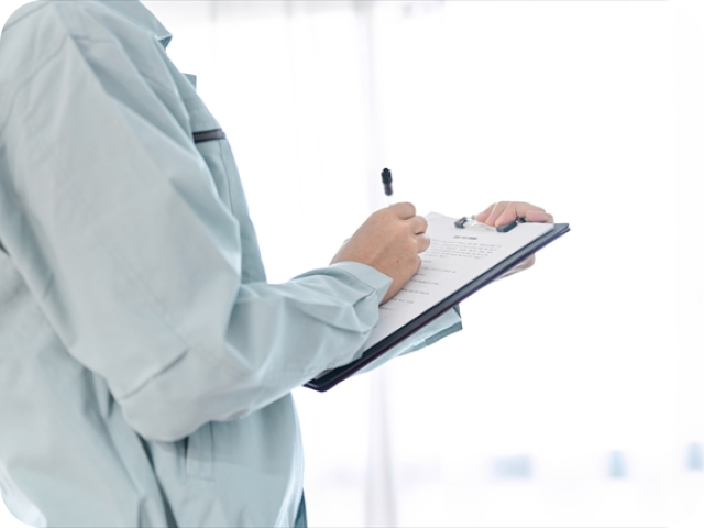 完了・検査・報告