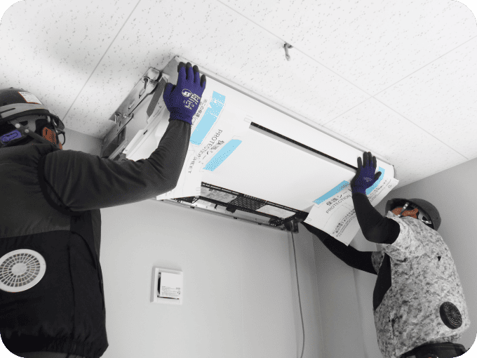 空調換気設備工事事の画像