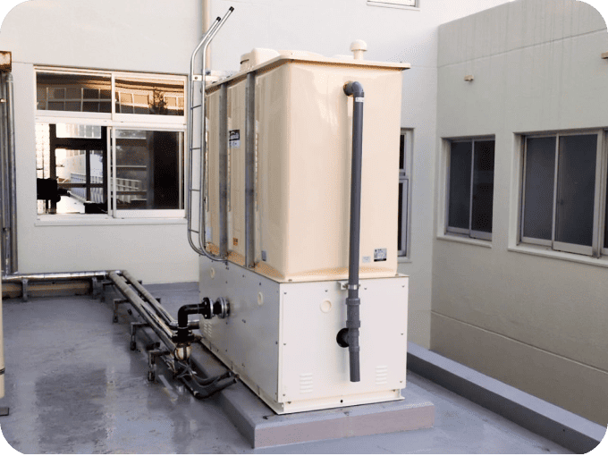 貯水槽設/給水ポンプ設置工事の画像