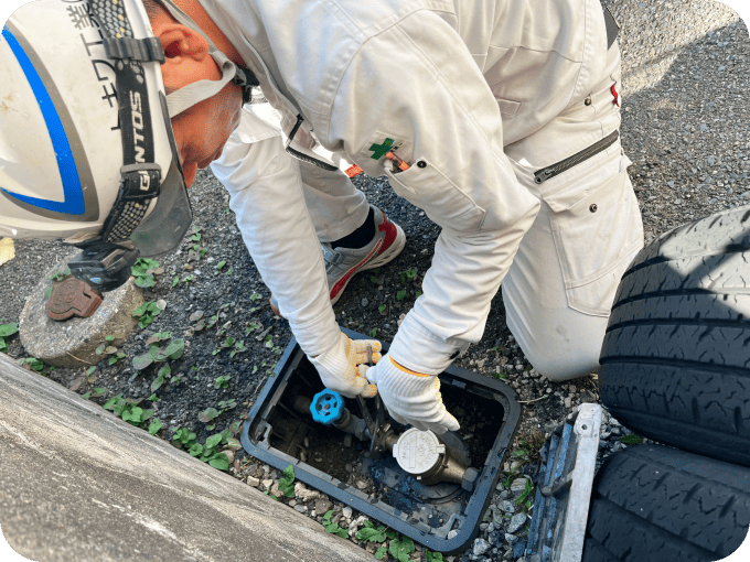 量水器(メーター)設置工事の画像