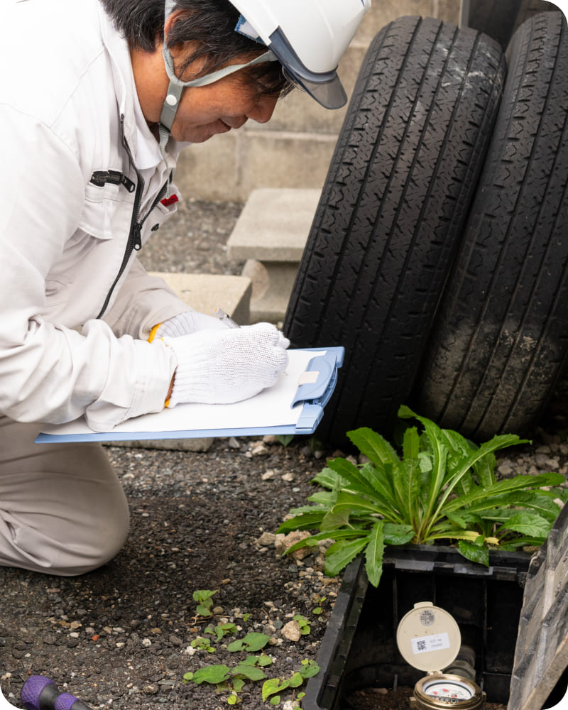 現場監督シーン